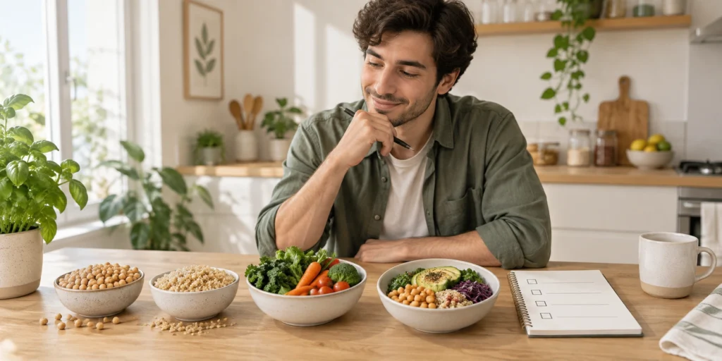  رژیم غذایی گیاهخواری را در چهار مرحله