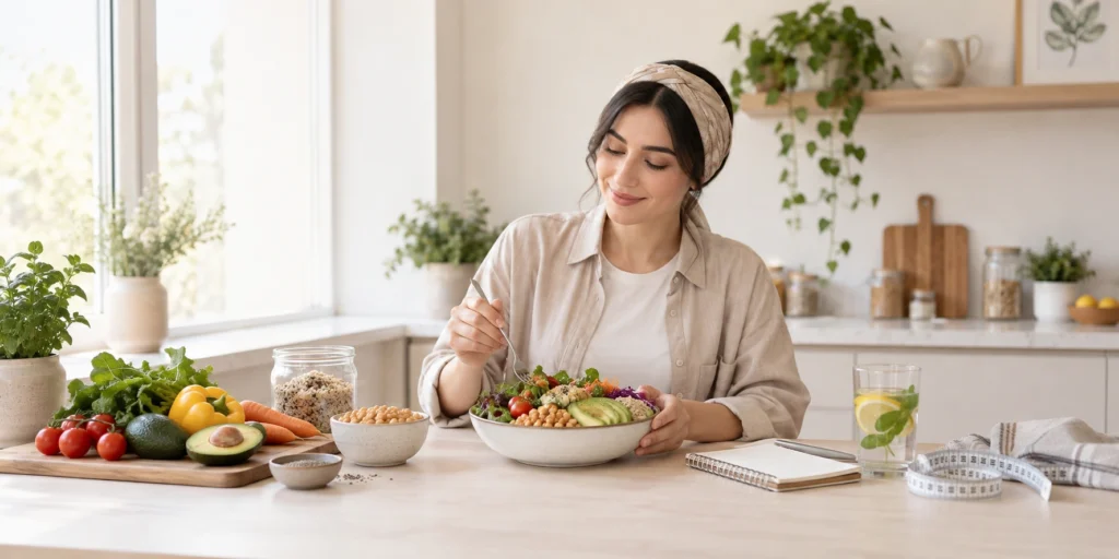 رژیم گیاه‌ خواری و کاهش وزن 