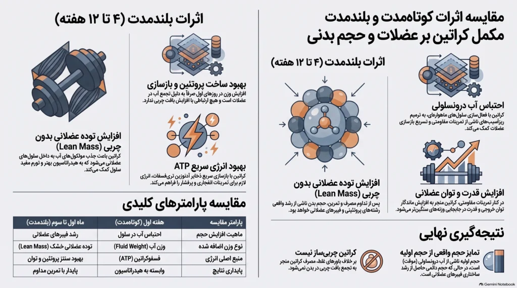 اثرات مکمل کراتین